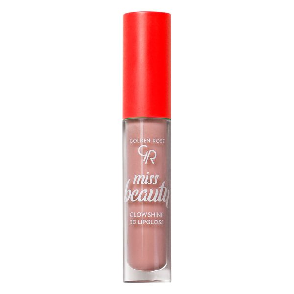 Miss Beauty Glow Shine 3D Lipgloss - 01 Nude Chic