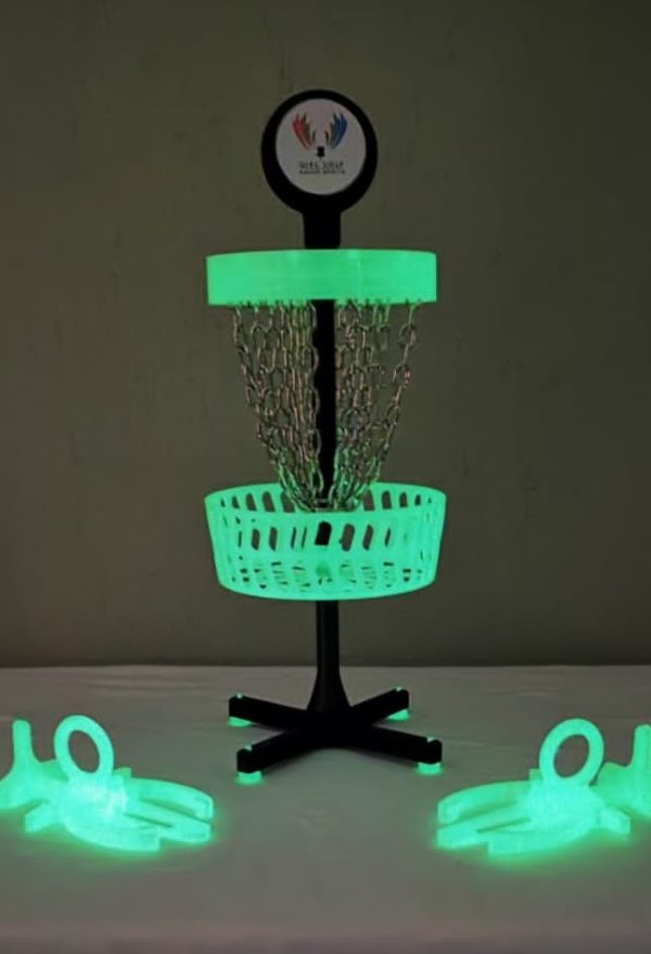 Kraken Mini Basket - Glow in the Dark Green